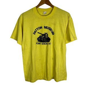 Vintage 80's Patton Museum Of Calvary & Armor Fort Knox KY Shirt Sz XL Tank
